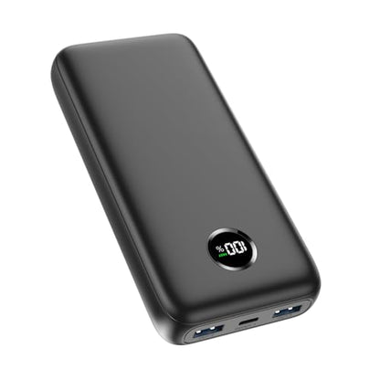 SOARAISE Power Bank, 27000 mAh Power Bank, PD3.0 QC4.0 22.5 W Fast Charging External Battery Pack with 3 USB Outputs and LED Digital Display, Portable Charger for iPhone, Samsung, Tablets and More