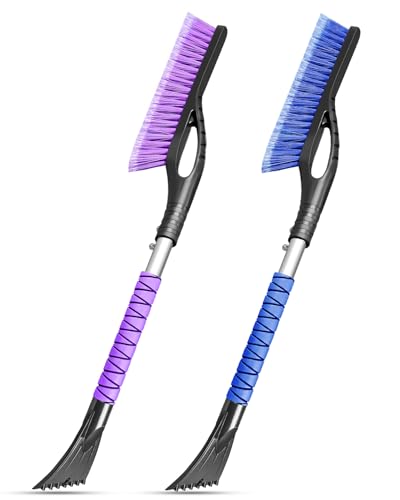 2 Pack Snow Brush and Ice Scraper Set