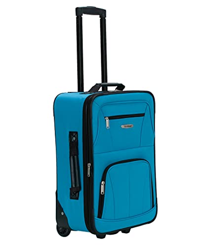 Rockland 2-Piece Expandable Luggage Set, Turquoise