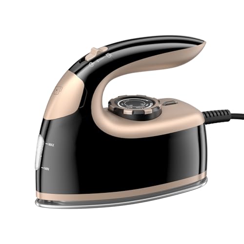 1000W Portable Mini Steam Iron with Nonstick Soleplate