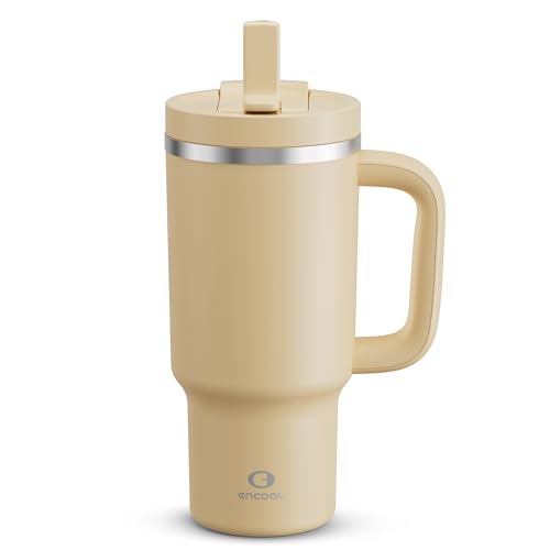 32 oz Insulated Stainless Steel Tumbler with Straw