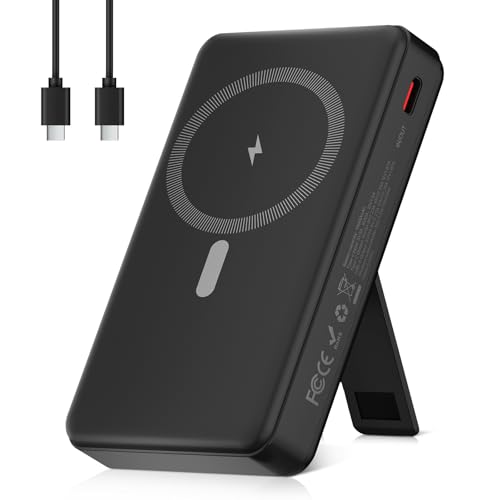 10000mAh Magnetic Wireless Power Bank with Stand