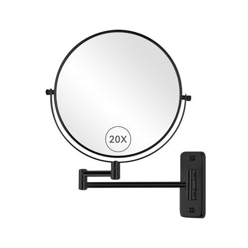 8 Inch Wall Mount 20X Magnifying Makeup Mirror