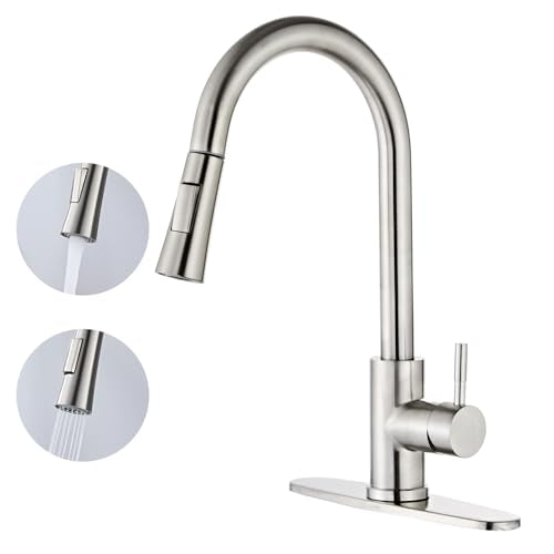 Pull Down High Arc Single Handle Kitchen Faucet