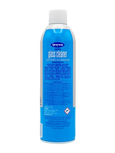 Sprayway Glass Cleaner, SW-050 19 oz Cleaner for Auto and Home for a Streak-Free Shine, Deep Cleaning Foaming Action, Safe for Tinted & Non-Tinted Windows, Ammonia Free Foam Glass Cleaner, Pack of 3