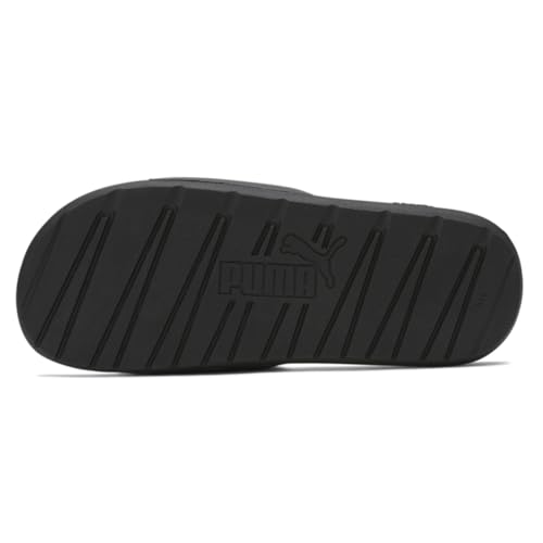 PUMA Men's Cool Cat 2.0 Slide Sandal Black red, 10