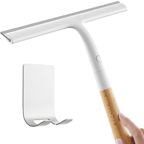 1 Pack Silicone Shower Squeegee for Glass Doors