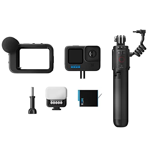 GoPro HERO11 Black Creator Edition - Includes HERO11 , Volta (Battery Grip, Tripod, Remote), Media Mod, Light Mod, Enduro Battery, and Carrying Case