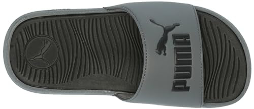 PUMA Cool Cat Sandal Slides Sandal Slides, Cool Dark Gray Black, 3 US Unisex Little Kid