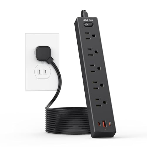 2 Prong Surge Protector Power Strip with USB