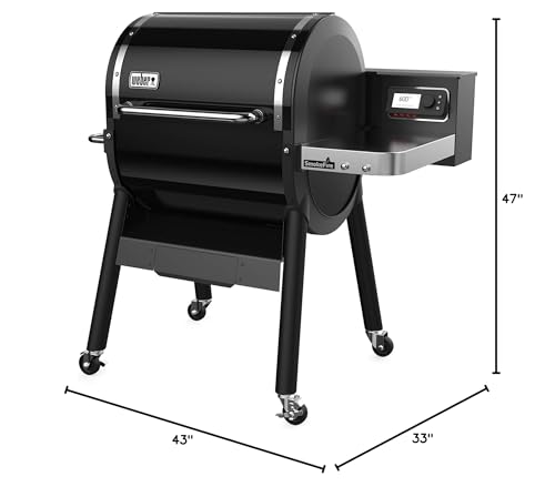 Weber SmokeFire EX4 Wood Fired Pellet Grill, Black, 2nd Generation