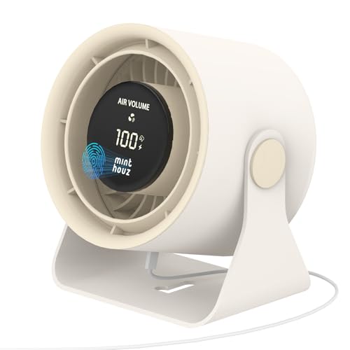 Rechargeable USB Desk Fan with LED Display