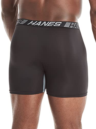 Hanes Men's Moisture-Wicking Cooling Boxer Briefs