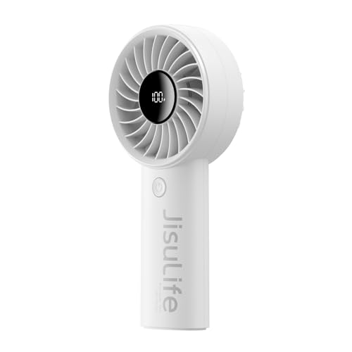 JISULIFE Handheld Portable Fan with 3600mAh Battery