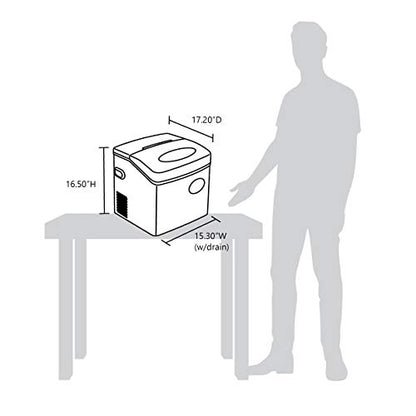 NewAir Portable Ice Maker - 50 lb Daily Production