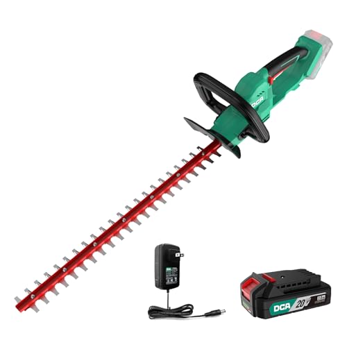 20V Cordless 22-Inch Hedge Trimmer with Battery