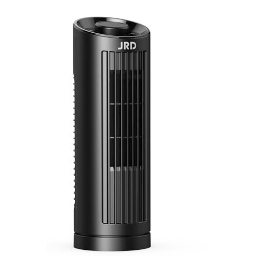 Bladeless Oscillating Quiet 13-Inch Tower Desk Fan