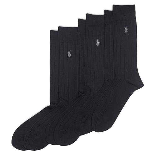 3 Pack POLO RALPH LAUREN Cotton Ribbed Dress Socks