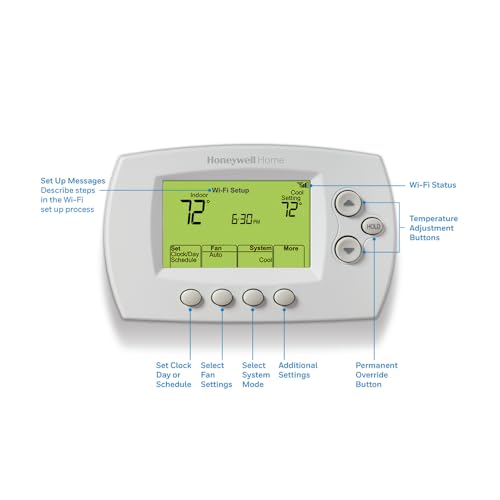 Honeywell Home RTH6580WF Wi-Fi 7-Day Programmable Thermostat
