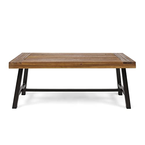 Acacia Wood Outdoor Coffee Table