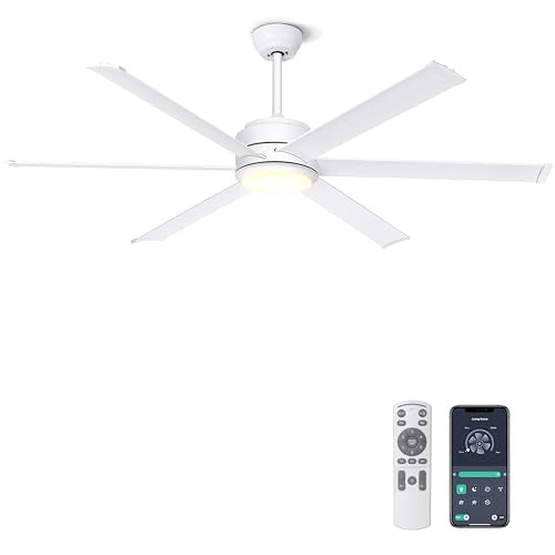 60-Inch Industrial Ceiling Fan with Light