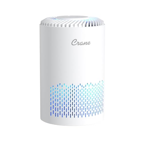Crane True HEPA Small Room Air Purifier