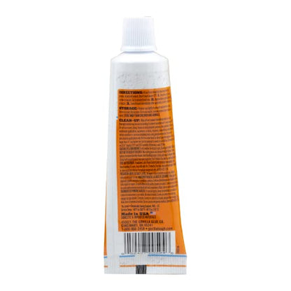 Gorilla Waterproof Caulk & Seal 100% Silicone Sealant, White, 2.8oz Squeeze Tube (Pack of 2)