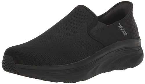 Skechers Men's Hands Free Slip-Ins D'Lux Walker SR Joden Health Care Professional Shoe, Black, 9.5