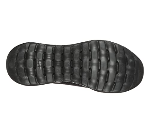 Skechers Men's Go Walk Max-Athletic Air Mesh Slip on Walkking Shoe Sneaker,Black/Black/Black,10.5 M US