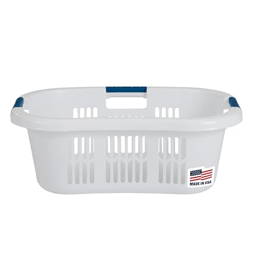 1.5-Bushel Rubbermaid Hip-Hugger Laundry Basket Hamper