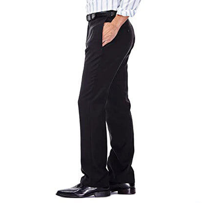 Haggar Men's Expandable-Waist Dress Pants 34W x 29L