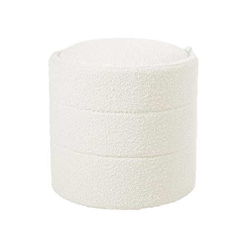 Storage Ottoman with Removable Lid Upholstered Footrest