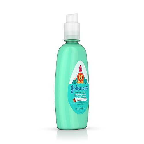 Johnson's No More Tangles Toddler & Kids Detangling Spray to Unlock Knots in Hair, Hypoallergenic & Paraben-Free, No More Tears Tear-Free Formula For Wet or Dry Hair, 10 fl. oz(Pack of 3)