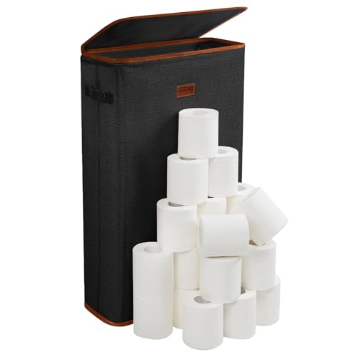 15-24 Roll Toilet Paper Storage Organizer with Lid