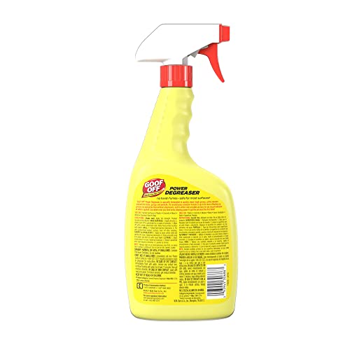 Goof Off Power Cleaner and Degreaser for Mechanics– 32 oz. Trigger Spray Bottle