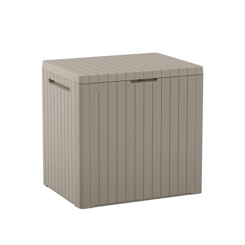 Keter 30 Gallon Resin Outdoor Storage Box Table
