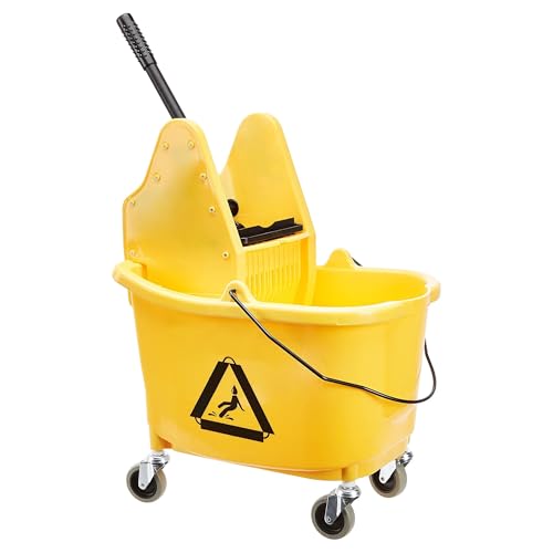 35-Quart Amazon Basics Floor Mop Bucket with Wringer