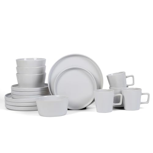 16-Piece Stoneware Dinnerware Set Service for 4