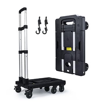 Folding Hand Truck Dolly with Adjustable Handle