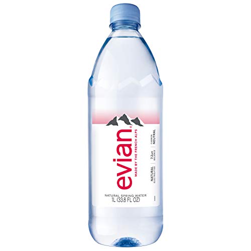 Evian Spring Water 1L Bottle, 12 Pack
