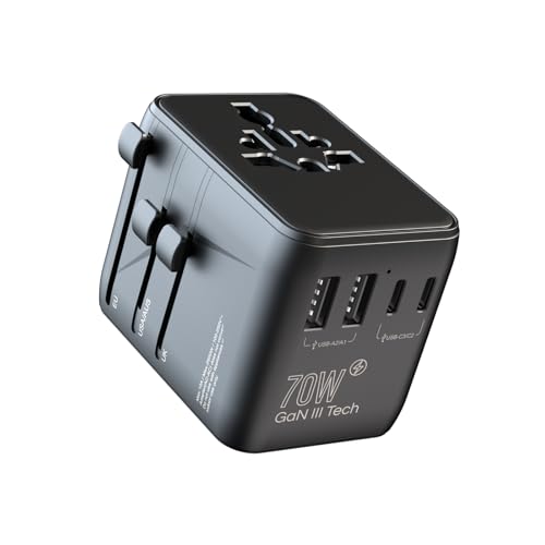 70W Universal European Travel Plug Adapter