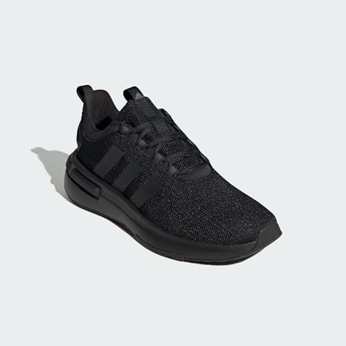 adidas Men's Racer TR23 Sneaker, Black/Black/Carbon, 10
