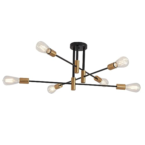 6-Light Sputnik Chandelier by OUREDEEY