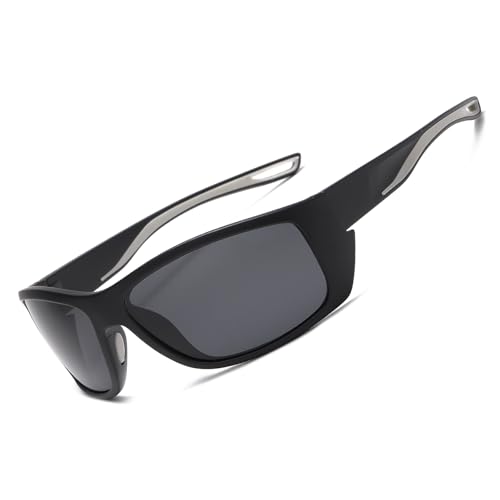 Polarized UV400 Wraparound Sports Sunglasses