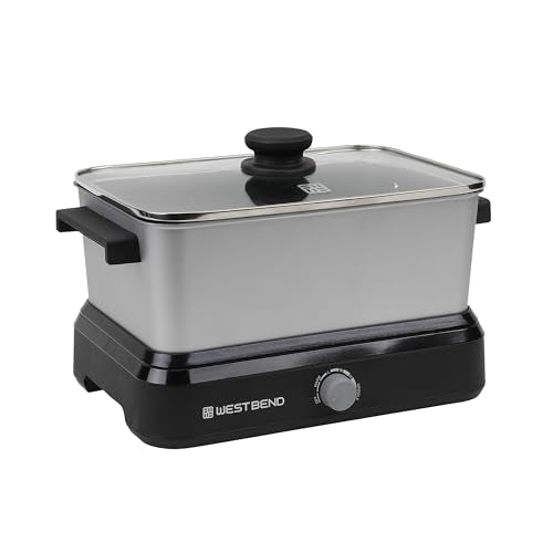 5 Quart West Bend Versatility Slow Cooker Nonstick Pot