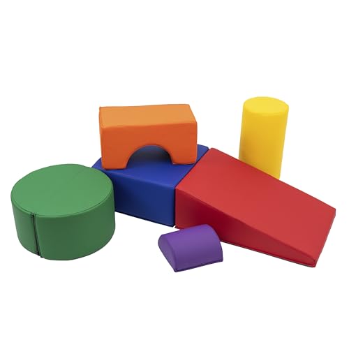 6 Piece SoftScape Foam Climbing Playset