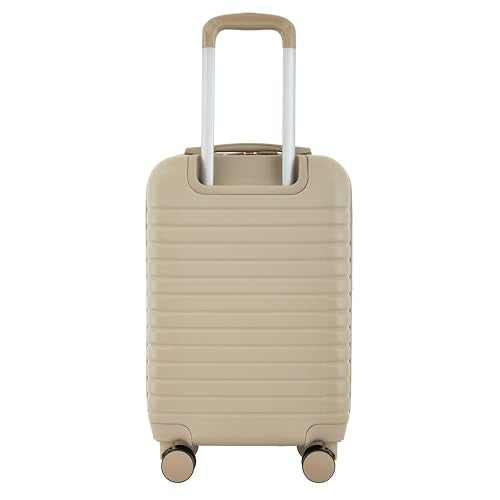 kensie 22-Inch Hardside Carry-On Luggage - Light Taupe