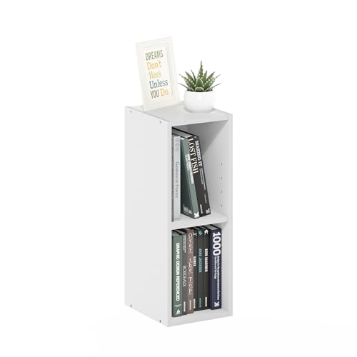 Furinno 2-Tier Narrow Bookcase Shelf