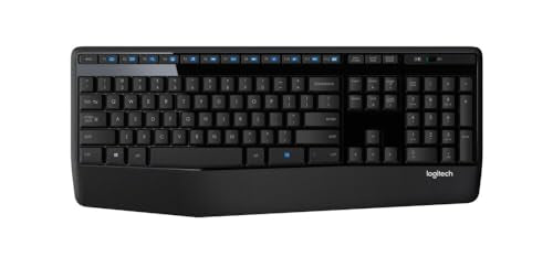 Logitech K345 Wireless Full-Size Keyboard with Palm Rest