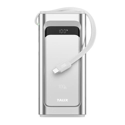 10000mAh 100W Portable Charger Power Bank with USB-C